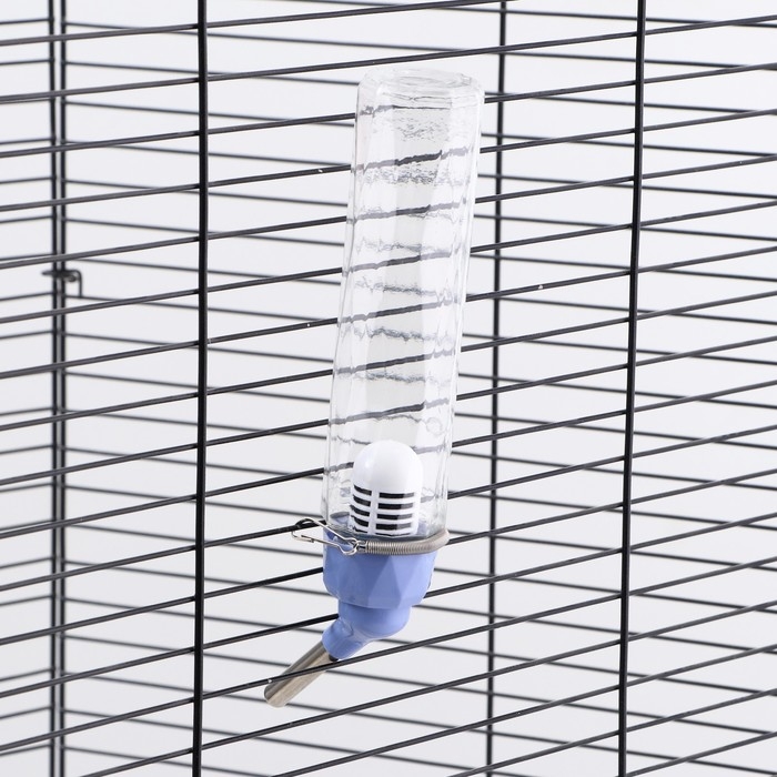 Поилка для грызунов, 125 мл, крепление-пружинка, синяя Поилка для грызунов, 125 мл, крепление-пружинка, синяя