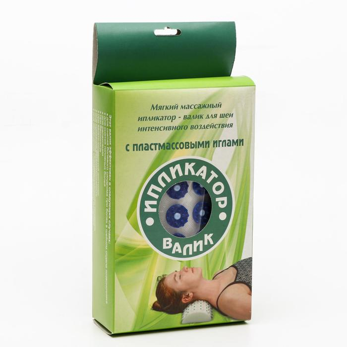 Аппликатор Кузнецова, валик для шеи, спанбонд, 14 x 23 см. Аппликатор Кузнецова, валик для шеи, спанбонд, 14 x 23 см.