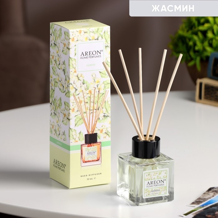 Диффузор ароматический Areon Sticks Garden, Жасмин 50 мл Диффузор ароматический Areon Sticks Garden, Жасмин 50 мл