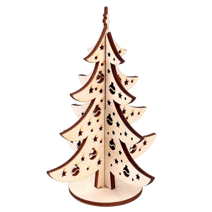 Модель из дерева «Ёлка сборная №7» Модель из дерева «Ёлка сборная №7»