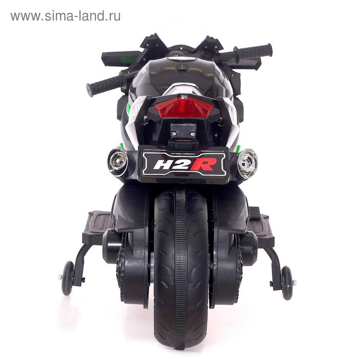 Электромотоцикл «Спортбайк», 2 мотора, цвет чёрный Электромотоцикл «Спортбайк», 2 мотора, цвет чёрный