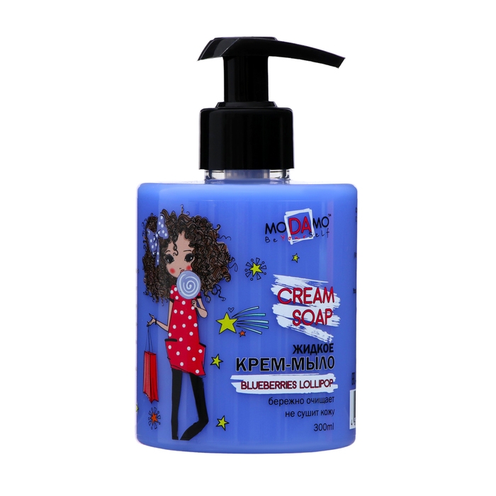 Жидкое крем-мыло moDamo  Жидкое крем-мыло moDamo "Лесная черника", 300 мл