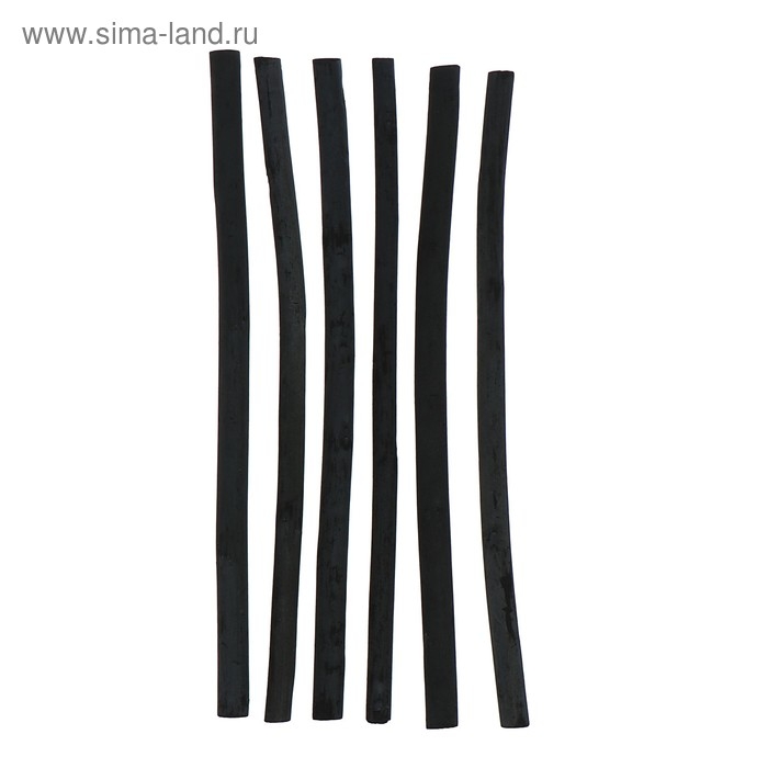Набор для рисования, уголь натуральный, 6 штук, диаметр 5 - 6 мм Набор для рисования, уголь натуральный, 6 штук, диаметр 5 - 6 мм