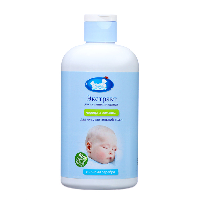 Травяной сбор для купания младенцев  Травяной сбор для купания младенцев "Наша Мама" травы с чередой, 500 мл