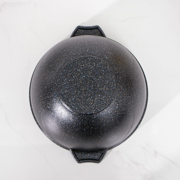 Казан «Гранит Stаr», 5 л, стеклянная крышка, литые ручки, антипригарное покрытие, цвет серый Казан «Гранит Stаr», 5 л, стеклянная крышка, литые ручки, антипригарное покрытие, цвет серый