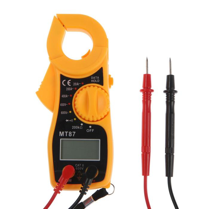 Токовые клещи ТУНДРА, MT 87, ACV/DCV, ACA, 200KΩ, прозвон Токовые клещи ТУНДРА, MT 87, ACV/DCV, ACA, 200KΩ, прозвон