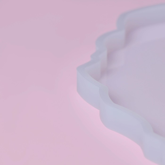 Молд Доляна «Эстель», силикон, d=26 см, прозрачный Молд Доляна «Эстель», силикон, d=26 см, прозрачный