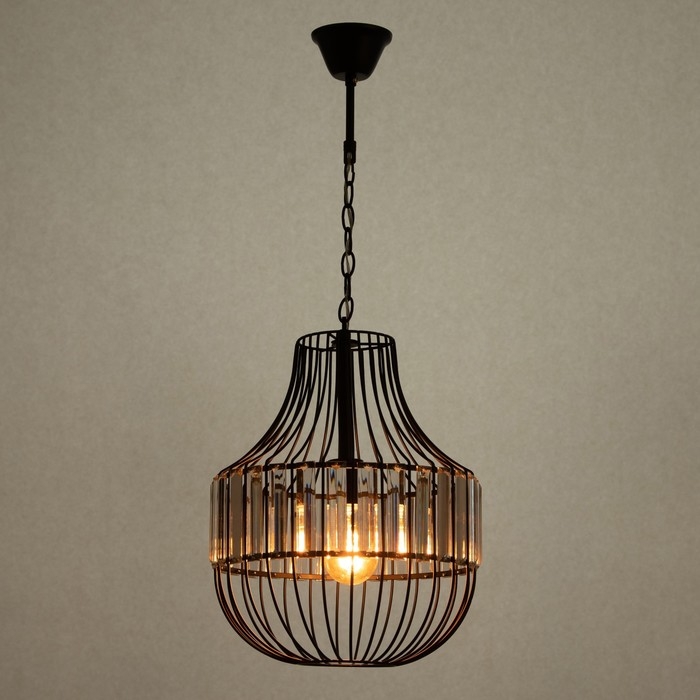 Люстра BayerLux  Люстра BayerLux "Грелин" Е27 40Вт черный 30х30х70 см