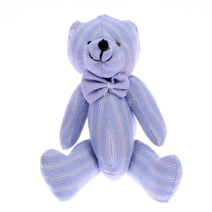 Мягкая игрушка «Полосатый мишка», мальчик и девочка, виды МИКС Мягкая игрушка «Полосатый мишка», мальчик и девочка, виды МИКС