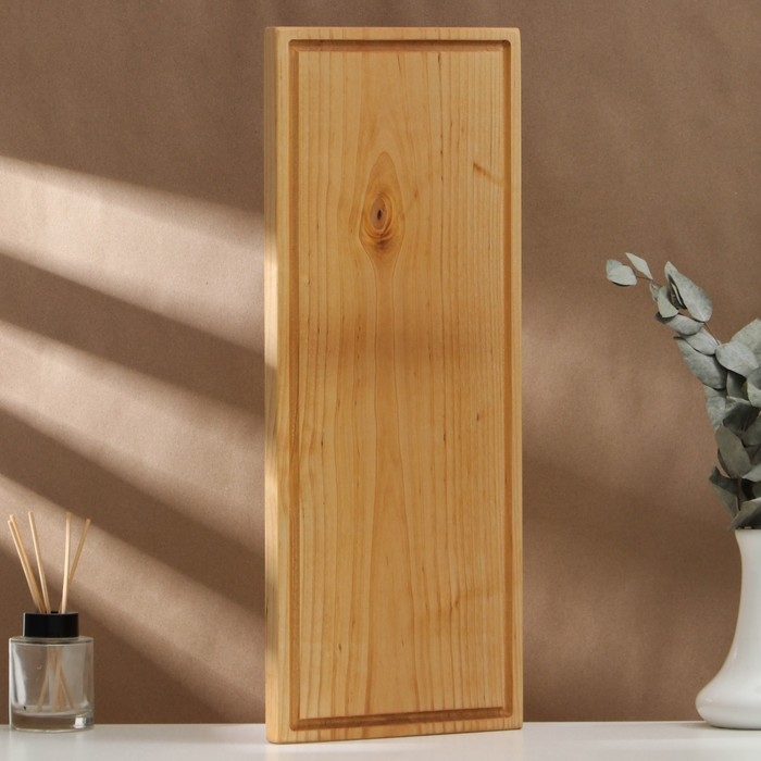 Доска разделочная деревянная с кровостоком Adelica, 50×20×2 см, покрыта маслом, цельная берёза Доска разделочная деревянная с кровостоком Adelica, 50×20×2 см, покрыта маслом, цельная берёза