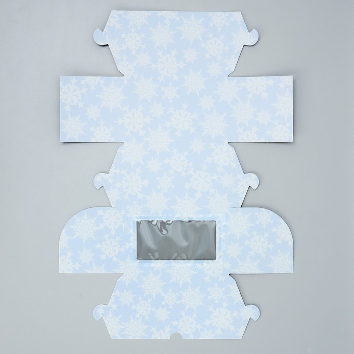 Коробка складная с двусторонним нанесением «С Новым годом» 16 х 10 х 10 см, Новый год Коробка складная с двусторонним нанесением «С Новым годом» 16 х 10 х 10 см, Новый год