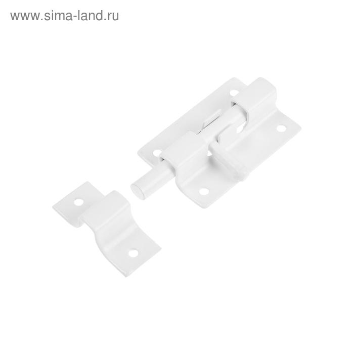 Шпингалет  ШП - 50, белый Шпингалет  ШП - 50, белый