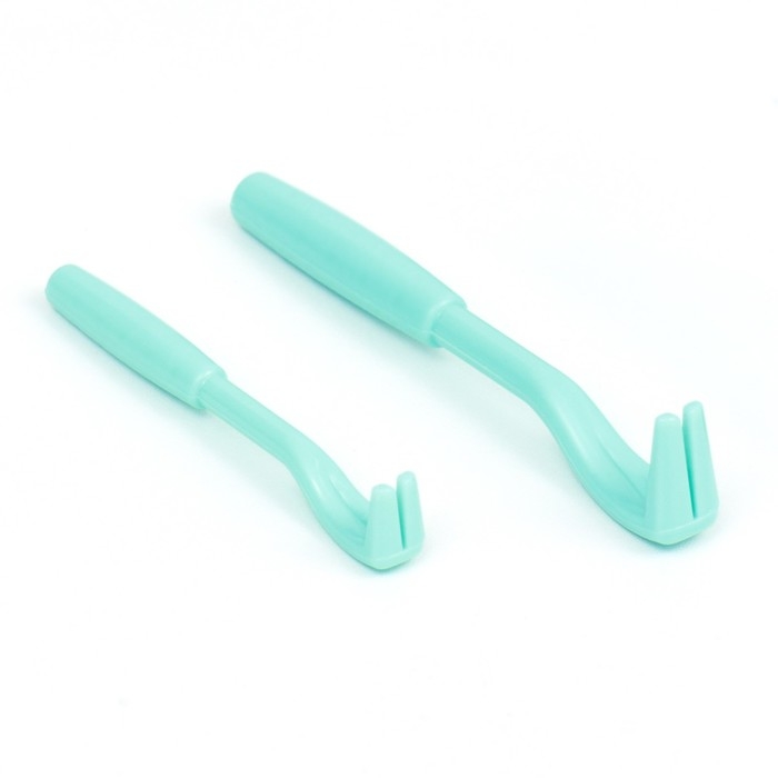 Набор выкручивателей для клещей, 2 размера, голубые Набор выкручивателей для клещей, 2 размера, голубые