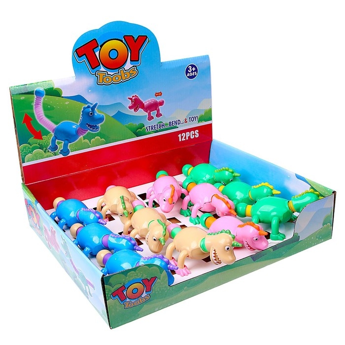 Развивающая игрушка «Динозавр», цвета МИКС