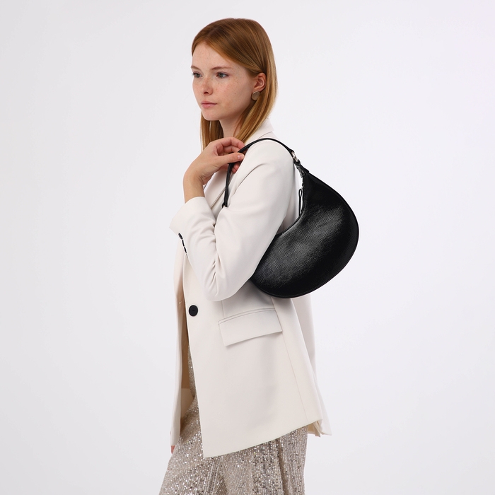 Сумка женская на молнии, цвет чёрный Сумка женская на молнии, цвет чёрный