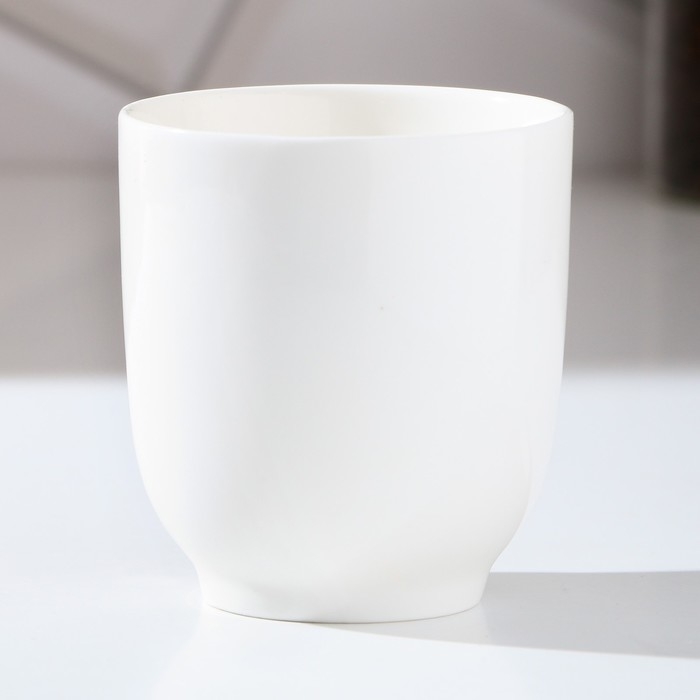 Кружка керамическая «Цветок», 260 мл, цвет белый Кружка керамическая «Цветок», 260 мл, цвет белый