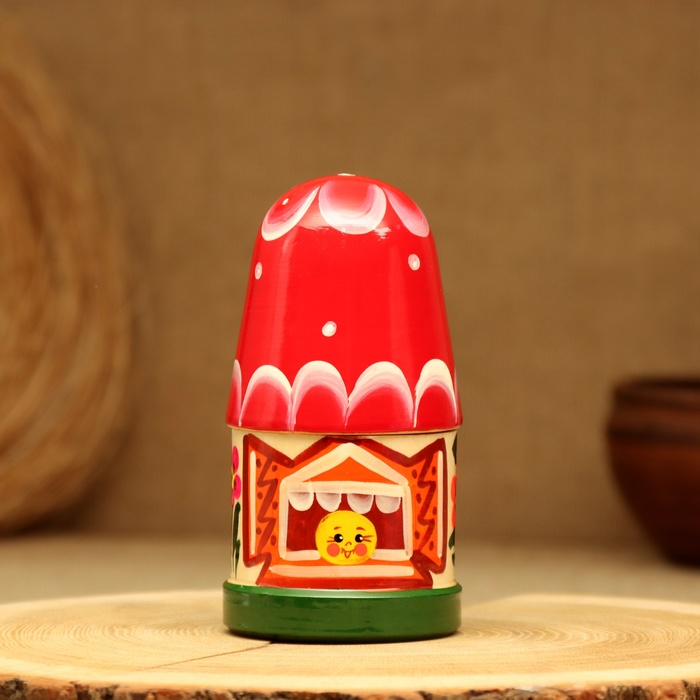 Пальчиковый театр «Колобок», теремок и 7 кукол, 14 см Пальчиковый театр «Колобок», теремок и 7 кукол, 14 см