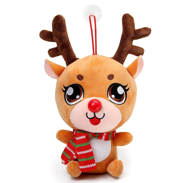 Мягкая игрушка «Оленёнок», 20 см, цвет коричневый Мягкая игрушка «Оленёнок», 20 см, цвет коричневый