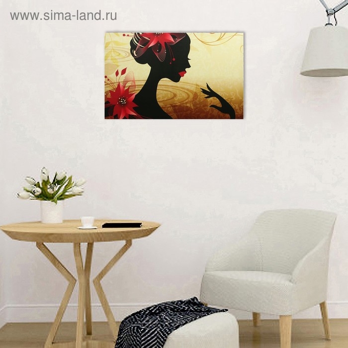 Картина- холст на подрамнике Картина- холст на подрамнике"Девушка" 67*107 см