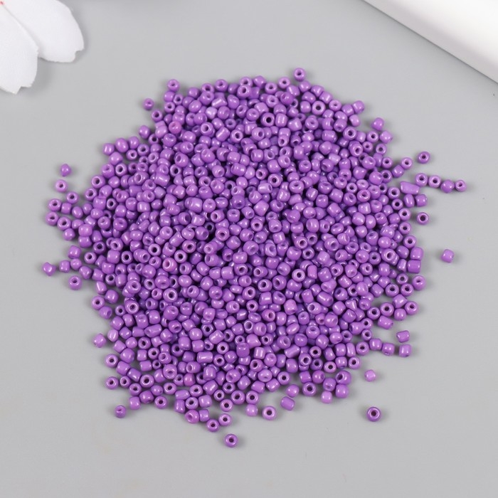 Бисер стекло 12/0  Бисер стекло 12/0 "Цикломен" яркий 450 гр