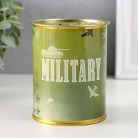 Копилка-банка металл "Military"