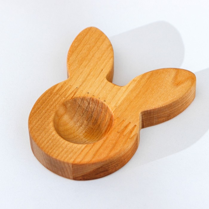 Пасхальный набор Adelica, подставка для яиц заяц 1 ячейка, сервировочная доска, термонаклейки 7 шт, берёза Пасхальный набор Adelica, подставка для яиц заяц 1 ячейка, сервировочная доска, термонаклейки 7 шт, берёза