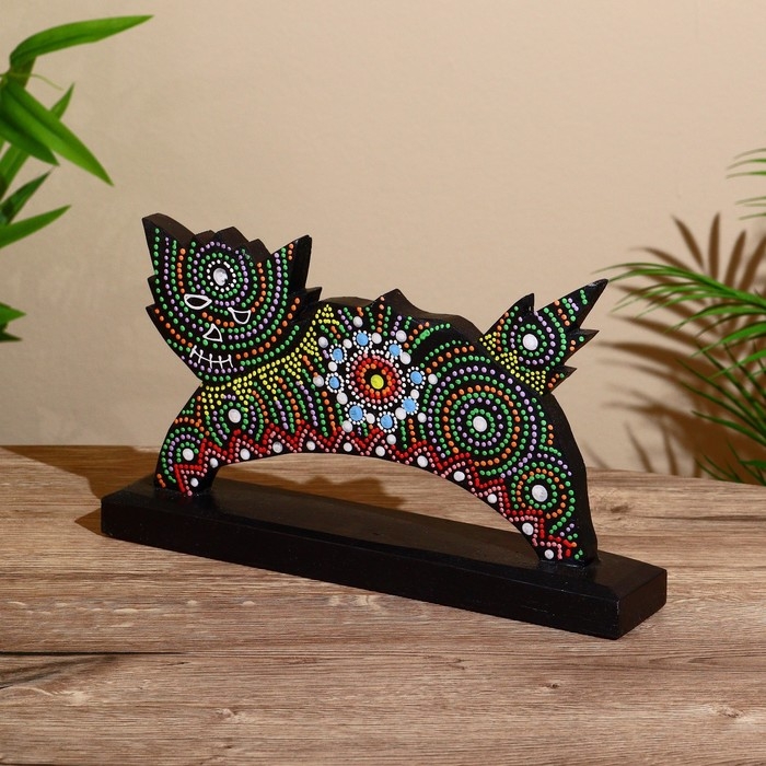 Сувенир Сувенир "Котяра" на подставке, албезия 30х6х17 см