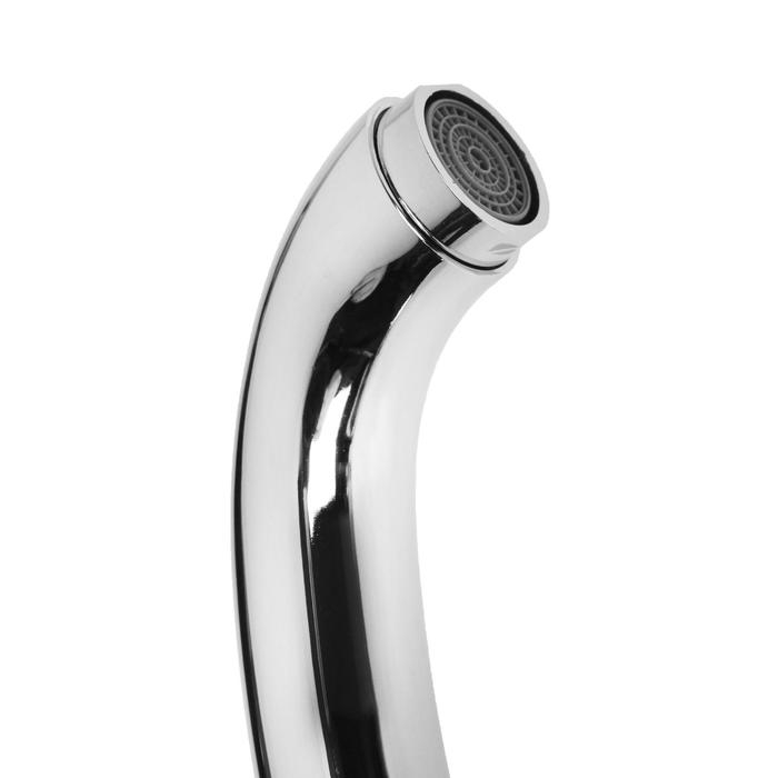 Cмеситель для кухни Cмеситель для кухни "Эверест" B59-021, однорычажный, высокий излив, на гайке, хром