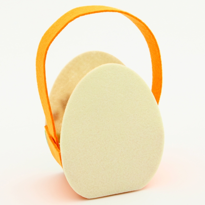 Пасхальный декор корзинка  Пасхальный декор корзинка "Петушек на лужайке" 7.5х10.5х17 см