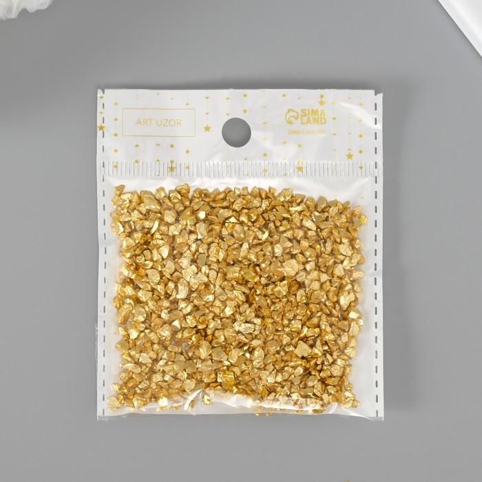 Декор стекло Декор стекло "Слюда золото" 20 гр