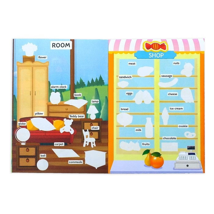 100 наклеек «Изучаем английский язык», 12 стр. 100 наклеек «Изучаем английский язык», 12 стр.