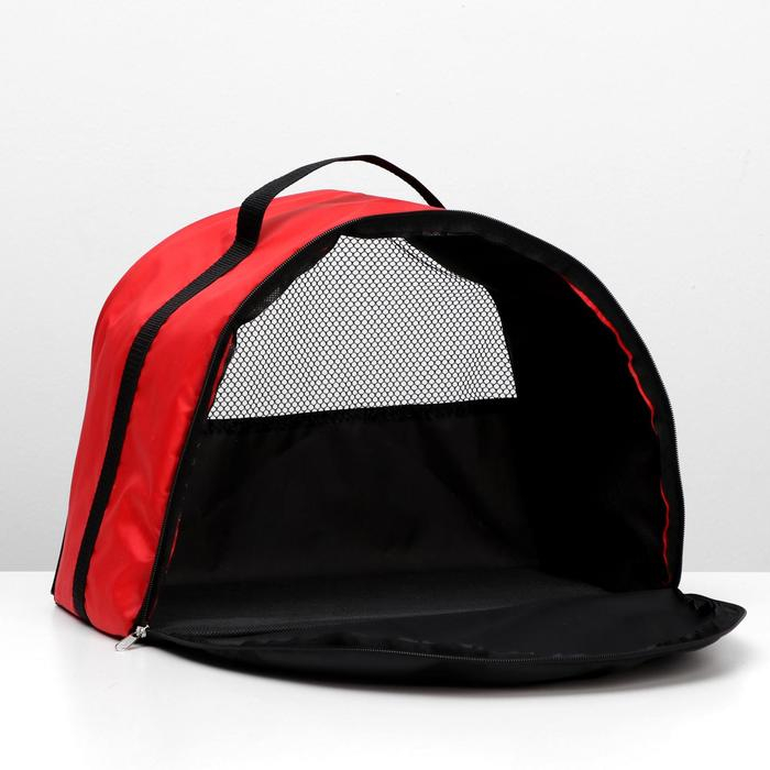 Сумка - переноска для животных, оксфорд, 42 х 22 х 29 см, красная Сумка - переноска для животных, оксфорд, 42 х 22 х 29 см, красная