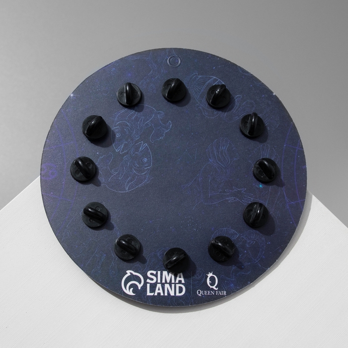 Значок Значок "Знаки зодиака" ассорти, золото в серебре