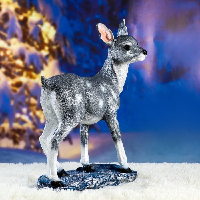 Фигура  Фигура "Олененок зимний" 52х40см