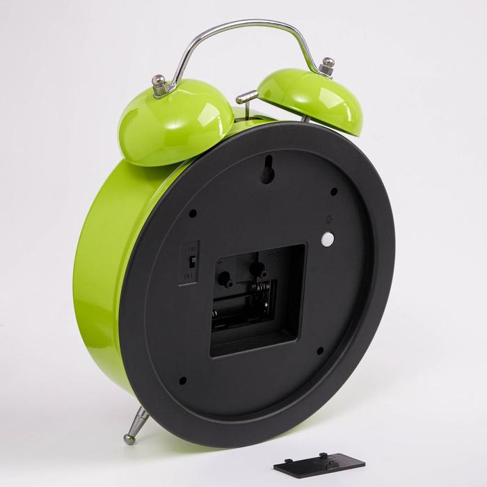 Часы - будильник настольные Часы - будильник настольные "Ромашка", с подвесом, дискретный ход, d-20 см, 32 х 23 см, 2АА