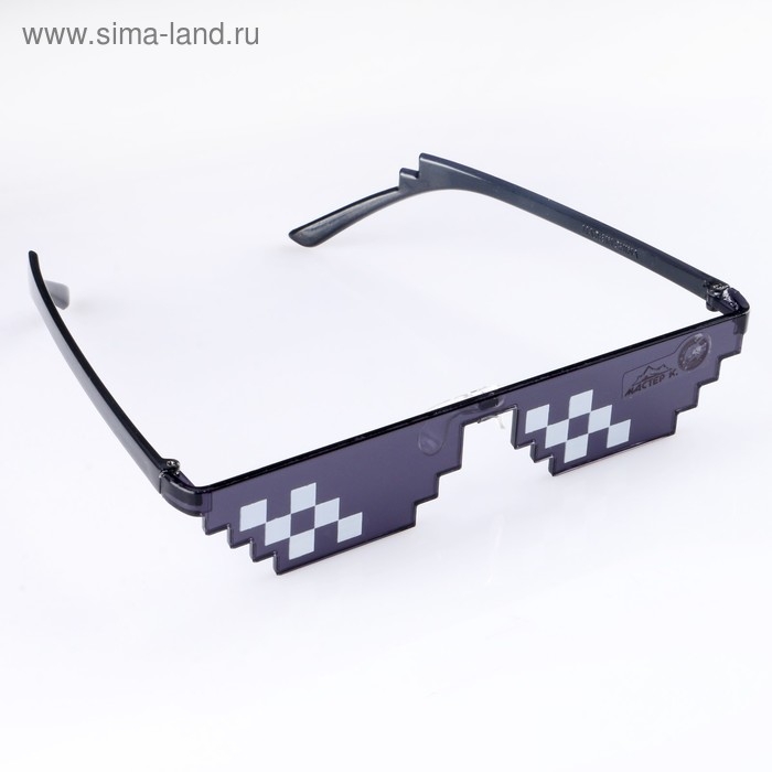 Очки солнечные пиксельные OneSun, uv 375, дужка 14.8 см, ширина 15.1 см, линза 6.2 х 3 см Очки солнечные пиксельные OneSun, uv 375, дужка 14.8 см, ширина 15.1 см, линза 6.2 х 3 см