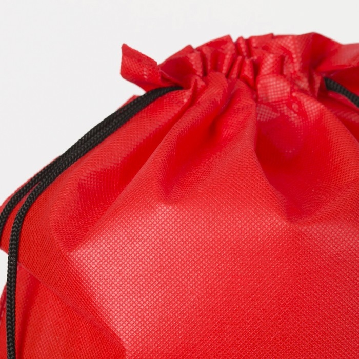Мешок для обуви на шнурке, цвет красный Мешок для обуви на шнурке, цвет красный