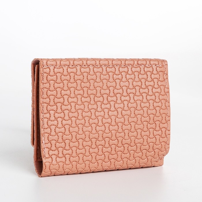 Кошелёк женский на кнопке, цвет розовый Кошелёк женский на кнопке, цвет розовый