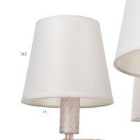 Люстра 2149/5 E14 40Вт белый с золотой патиной 57х57х38 см BayerLux