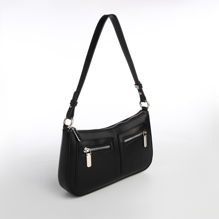 Сумка женская TEXTURA, маленький размер, цвет чёрный