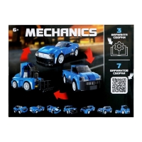 Конструктор машина 10 в 1 UNICON Mechanics, 208 деталей, 6+