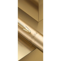 Ручка шариковая Parker Jotter Monochrome XL SE20 Gold GT М 1.0 мм, корпус из нержавеющей стали, синие чернила