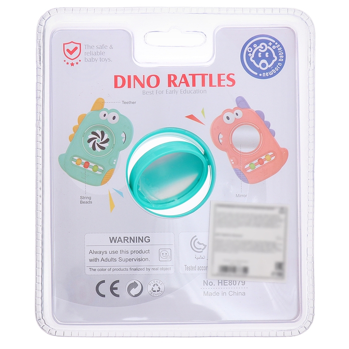 Развивающая игрушка для малышей «Дино», с прорезывателем для зубов, МИКС Развивающая игрушка для малышей «Дино», с прорезывателем для зубов, МИКС
