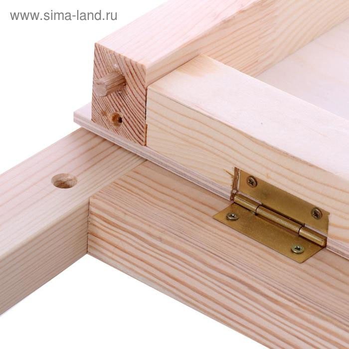 Стойка для натюрморта с регулируемой высотой h-123 см, стол 43 х 60 см, дерево сосна Стойка для натюрморта с регулируемой высотой h-123 см, стол 43 х 60 см, дерево сосна