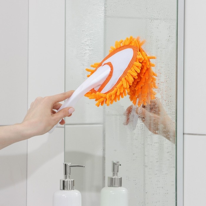 Щётка для удаления пыли Доляна, 28 см, цвет МИКС Щётка для удаления пыли Доляна, 28 см, цвет МИКС