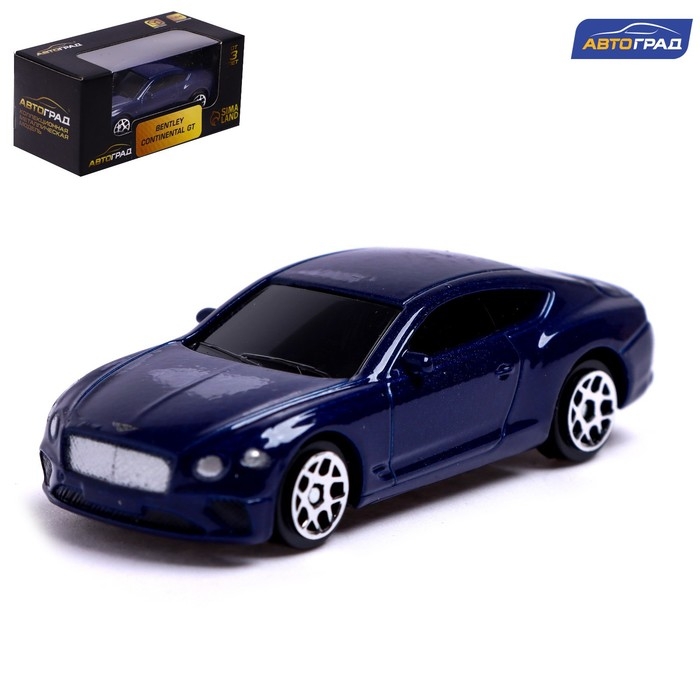 Машина металлическая BENTLEY CONTINENTAL GT, 1:64, цвет синий Машина металлическая BENTLEY CONTINENTAL GT, 1:64, цвет синий