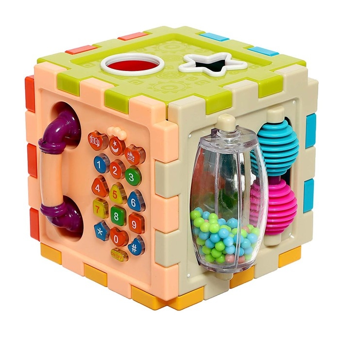 Сортер-куб «Телефончик», 8 фигур, свет, звук Сортер-куб «Телефончик», 8 фигур, свет, звук