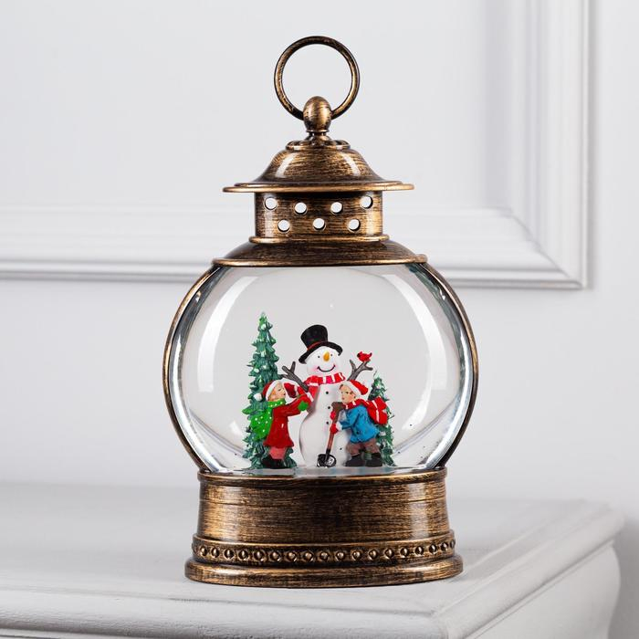 Светодиодная фигура «Дети и снеговик» 8 × 25 × 4 см, пластик, батарейки ААх3 (не в комплекте), свечение тёплое белое Светодиодная фигура «Дети и снеговик» 8 × 25 × 4 см, пластик, батарейки ААх3 (не в комплекте), свечение тёплое белое