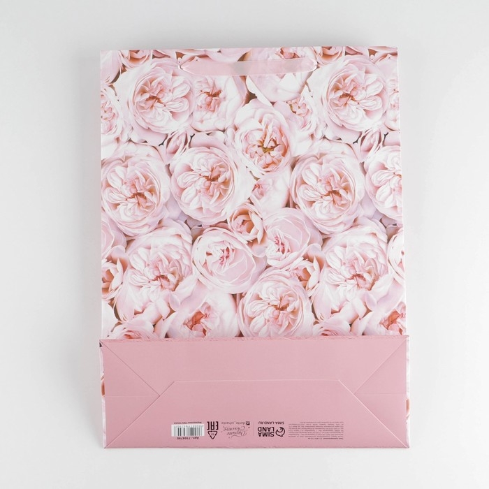 Пакет подарочный ламинированный вертикальный, упаковка, «Улыбайся», L 31 х 40 х 11,5 см Пакет подарочный ламинированный вертикальный, упаковка, «Улыбайся», L 31 х 40 х 11,5 см