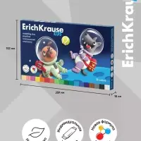 Пластилин 18 цветов, 324 г, ErichKrause &laquo;Kids Space Animals&raquo;, со стеком, в картонной упаковке